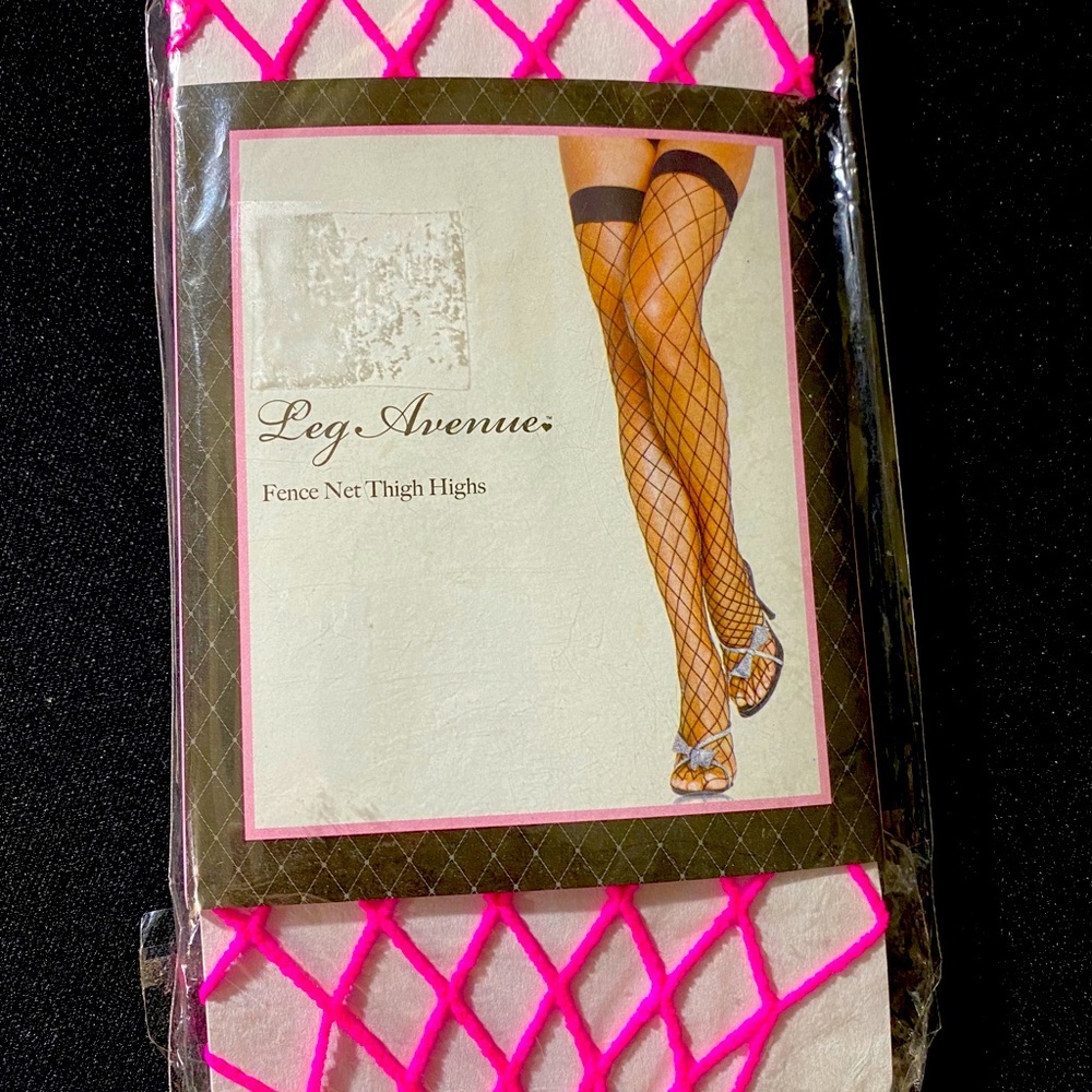 Fence Net Thigh Highs